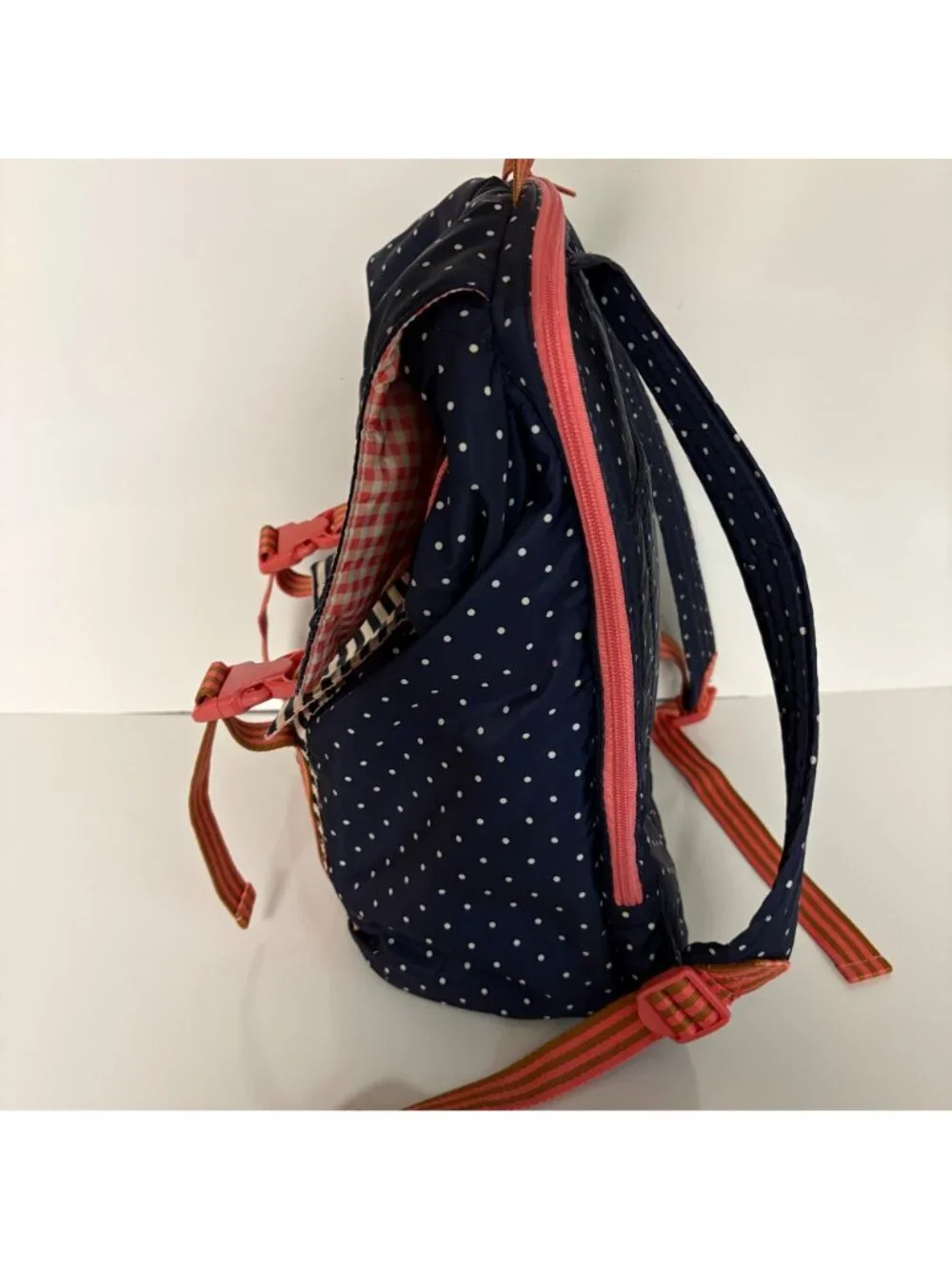 Matilda Jane Backpack Book Bag 435 Make Believe Blue Polka Dots
